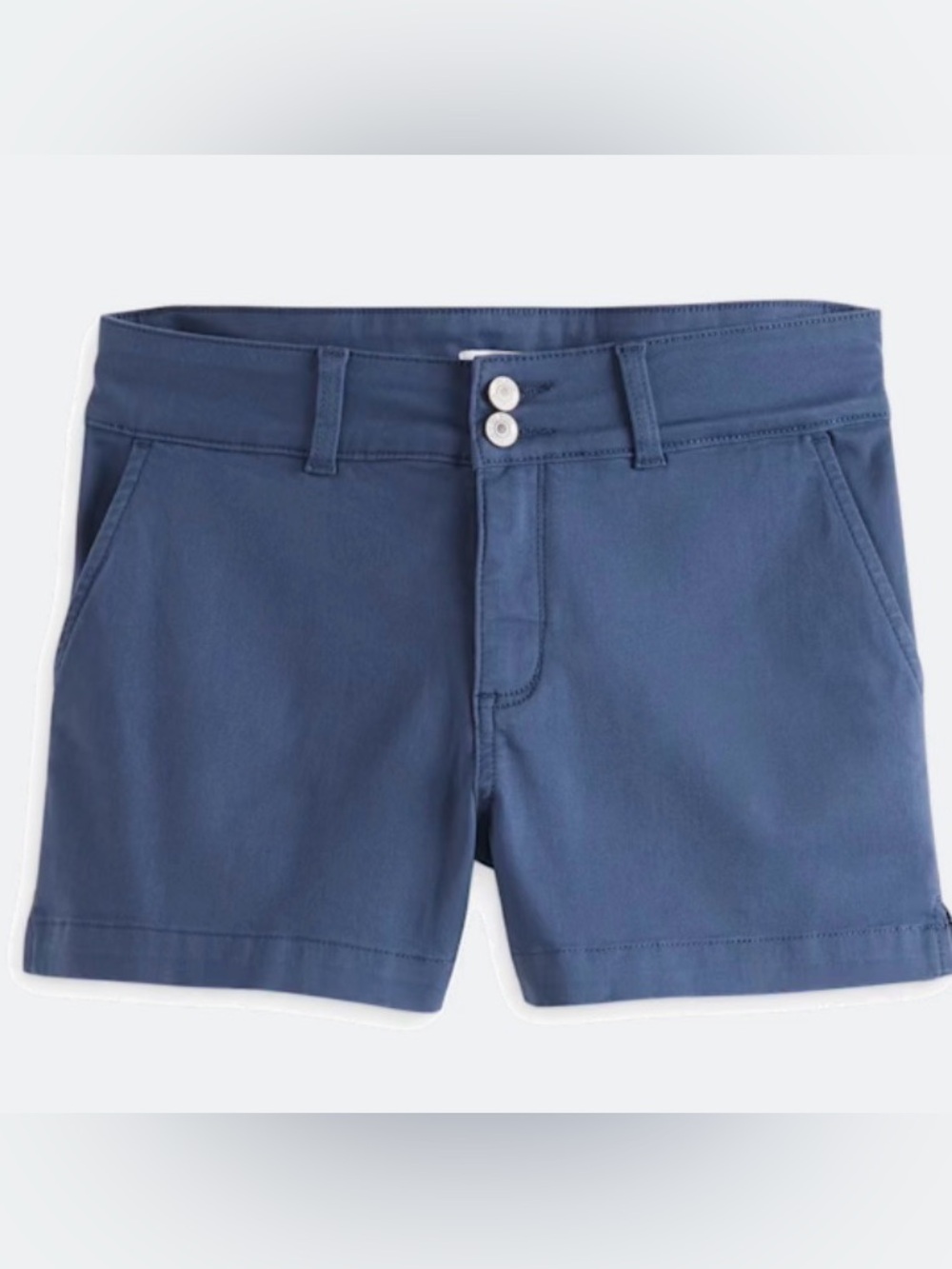 STS Blue Women's Navy Double-Button High-Waist Shorts